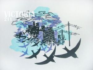 Dessin de Victoria: Une série de l'oiseau: les hirondelles