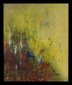 Peinture de Elisabeth Mounic: Point final ?