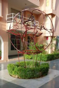 Sculpture de syl: la conférence des oiseaux