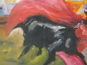 Peinture de MON': Corrida