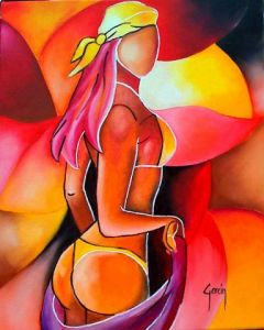 Peinture de le zacharien: Eté Indien