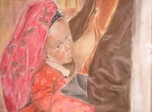 Oeuvre de sandrine janiere: tibet