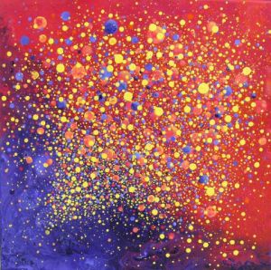 Peinture de Marie Helene Besson: Mémoire de cellules