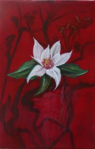 Peinture de Muriel Leveque: Laque rouge M