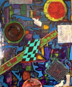 Peinture de Embe: city girl