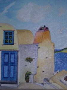 Peinture de drallih: douceur de vivre