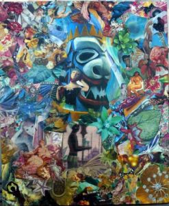 Collage de sandrine dupont: l iles aux femmes