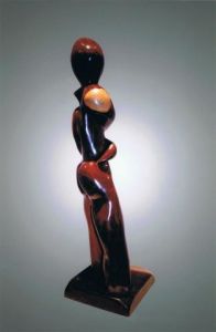 Sculpture de jerome burel: Moine guerrier