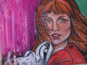 Dessin de Hannah Rhobbyn: rousse dans le vent