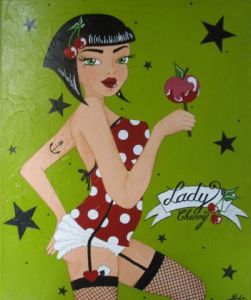 Peinture de NaRKoCeRiZz: Lady Cherry pomme d'amour