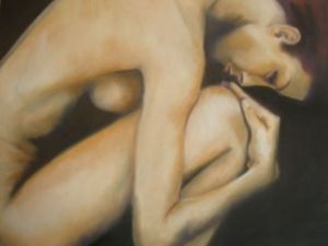 Dessin de Veronique Enee: position premiére