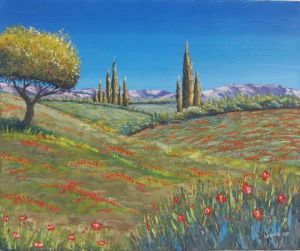 Peinture de smaug : les champs