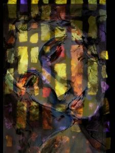 Art_numerique de Evelyne LAGNIEN: la force tranquille