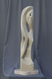 Sculpture de Atelier de la Vouivre: la déesse et l'oiseau