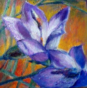 Peinture de Suzanne ACCARIES: Jeu de couleurs