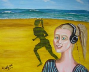 Peinture de LAFFITTE Jacky: Maria Victoria