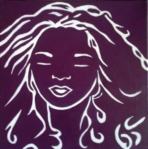 Peinture de Nora B: Visage