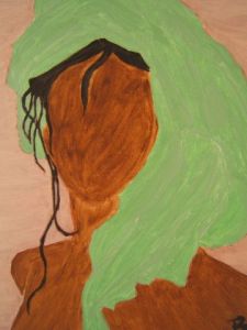 Peinture de Claudia BOLZAN GIACOMINI: AFRICAINE