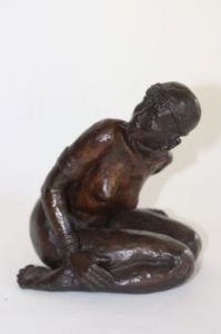 Sculpture de Armelle ESTABLE: jeune africaine