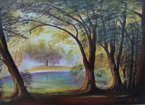 Peinture de Lifa: Sous bois