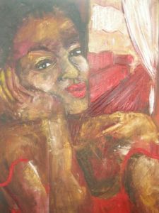 Peinture de anna matt: black magic woman