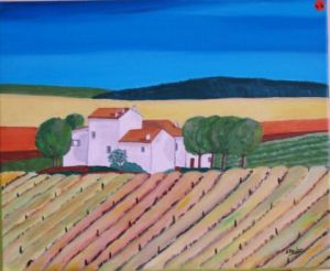 Peinture de REITER Nicole: arriére pays