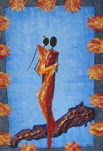 Peinture de ANNICK BRIGEL: Amour