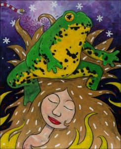 Peinture de Nicolas Petit: Ma constellation.