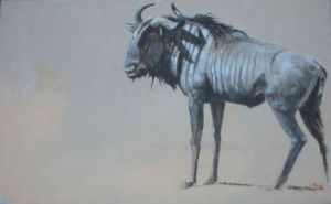 Peinture de georges rossi: le gnou 