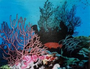 Peinture de Claudine Friant: Mystère et profondeur