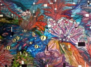 Peinture de ALAIN FAURE: IMMERSION CORALLIENNE