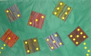 Art_textile de Jean Pierre Avonts-Saint Lager: LA  FACE  CACHEE / THE  HIDDEN  FACE