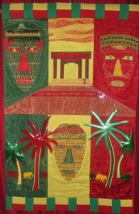 Art_textile de Jean Pierre Avonts-Saint Lager: LA PORTE DU NON RETOUR / THE DOOR OF NO RETURN