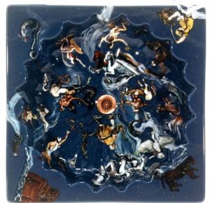 Peinture de Patrice Louis: Vasque peinte à la main