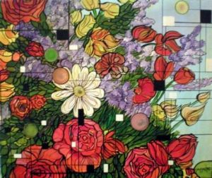 Peinture de ALAIN FAURE: BOUQUET ALLEGRO