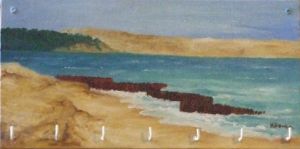 Oeuvre de kromka: porte clés arcachon