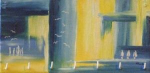 Oeuvre de kromka: porte clés le lac 1