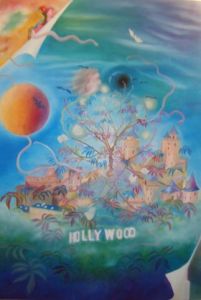 Peinture de Laurent Aubin: Fougères