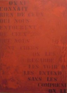 Peinture de Sylvaine BRUNET: On ne connait rien...