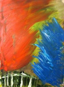 Peinture de Geritzen: L'eau contre le feu