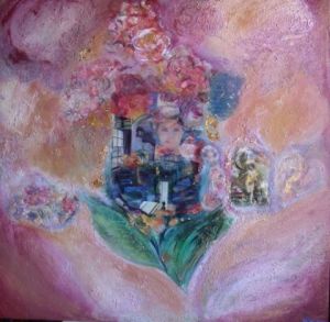 Collage de LAURENCE A: FLEUR ROSE