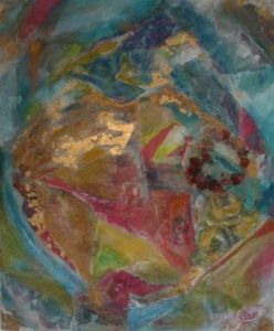 Collage de LAURENCE A: L'ANGE BLEU