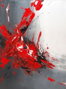 Peinture de Michael Aksamit: Gris flammé