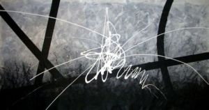 Peinture de Lepolsk MATUSZEWSKI : MEMORY BRIDGE