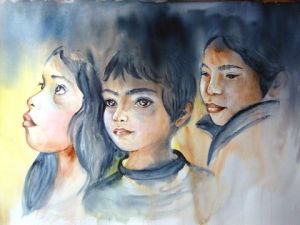 Peinture de Nabou: Enfances