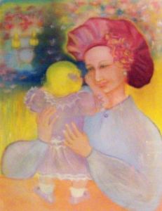 Peinture de JACQUELINE SARAH UZAN: tendresses