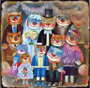Peinture de OXANA ZAIKA: Photo de famille