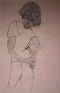 Dessin de Adelino Dias Gonzaga: Razorblade.