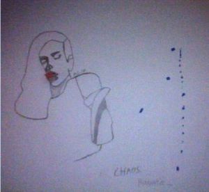 Dessin de Adelino Dias Gonzaga: Chaos.