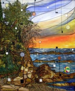 Peinture de ALAIN FAURE: EVASION EN BALLON